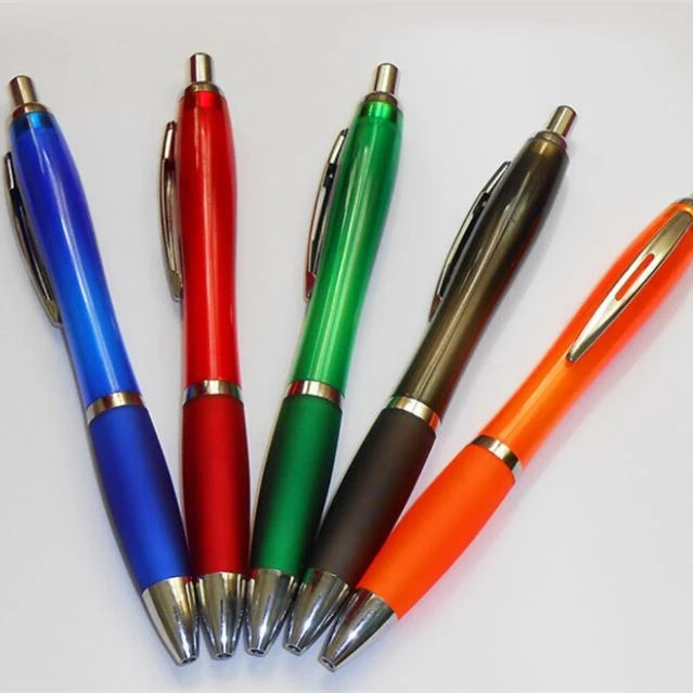 Metal Clip Plastic Pen