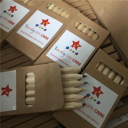 Promotional 6pcs 3.5inch Mini Color Kraft Box Set