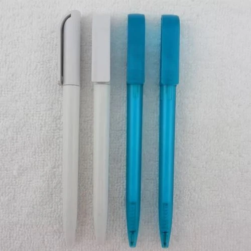 Solid Color Body Twist Type Ball Point Pen