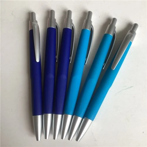 Cheap Rubber Sprayed Print Pen With Logo