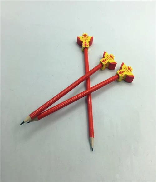 Creative Pencil With Customized Shape Eraser