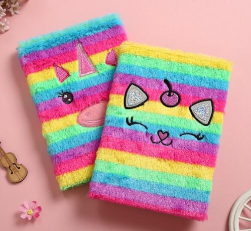 Retail Kawaii Fluffy A5 Size Note Book