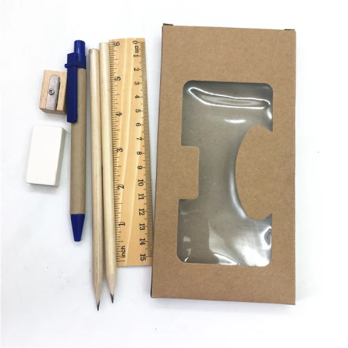 Eco-friendly Logo Print Pen And Pencil Set