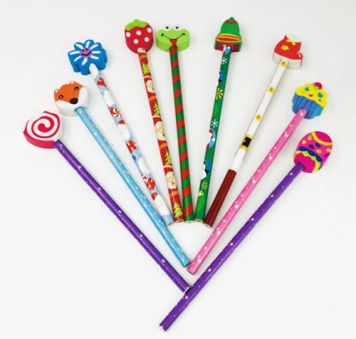 OEM Design Festival Pencil And Eraser Set