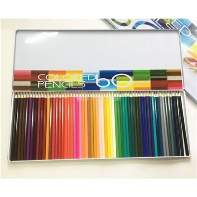 Professional Tin Box 60 Colors Pencil Set